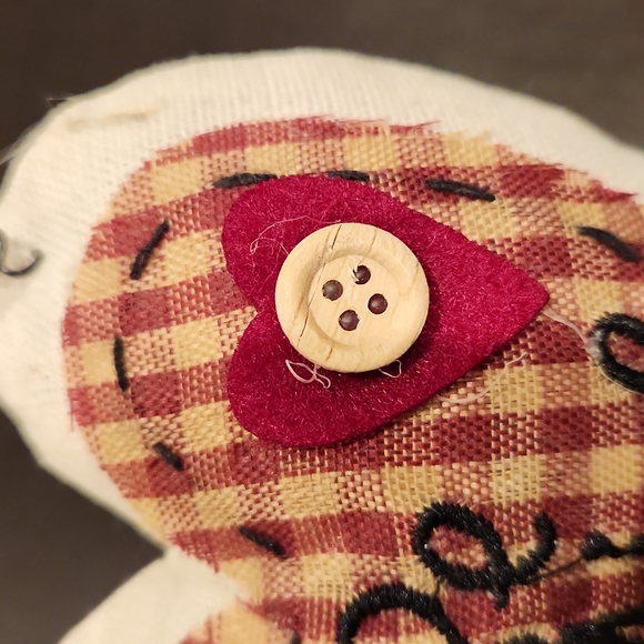 Valentines Day plush Hanging "Be Mine" - Picture 4 of 8